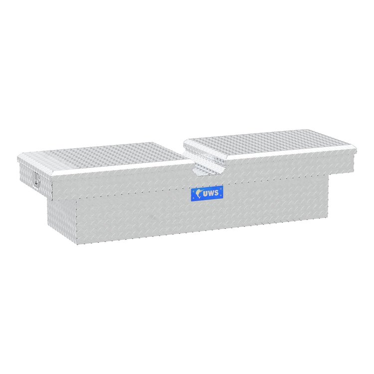63 in. Gull Wing Crossover Truck Tool Box [Bright Aluminum]