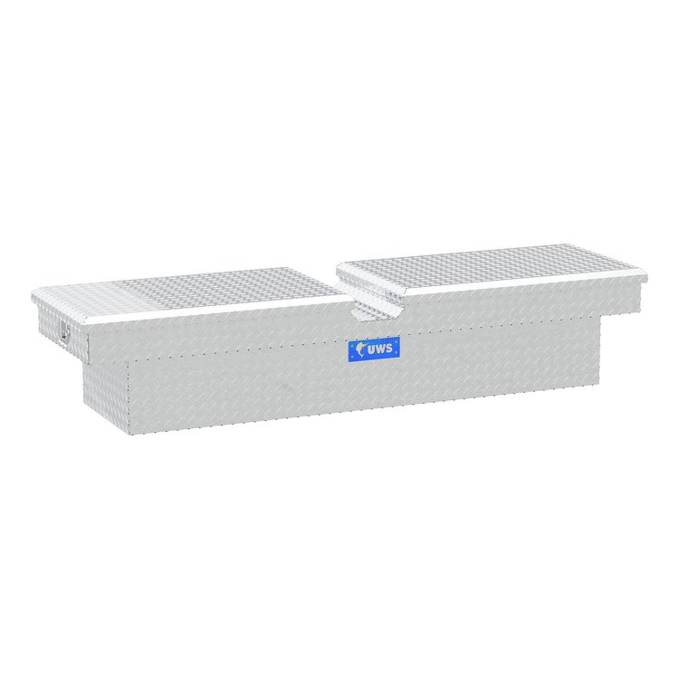 72 in. Gull Wing Crossover Truck Tool Box [Bright Aluminum]