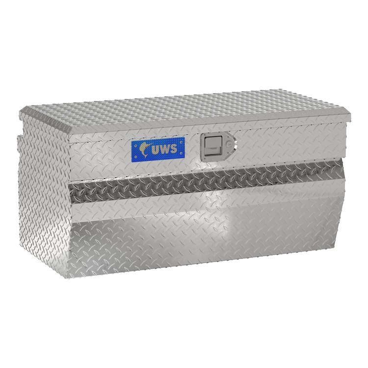 36 in. Wedge Utility Chest Box [Bright Aluminum]
