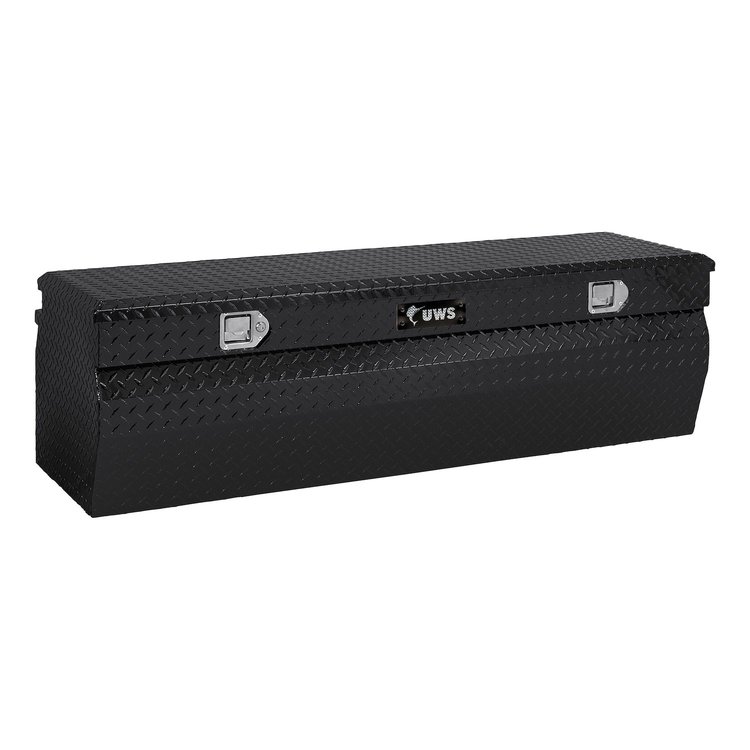 TBC-48-W-BLK 48 in. Wedge Utility Chest Box [Gloss Black]