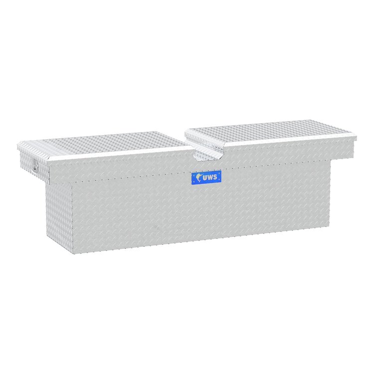 69 in. Gull Wing Crossover Truck Tool Box [Bright Aluminum]