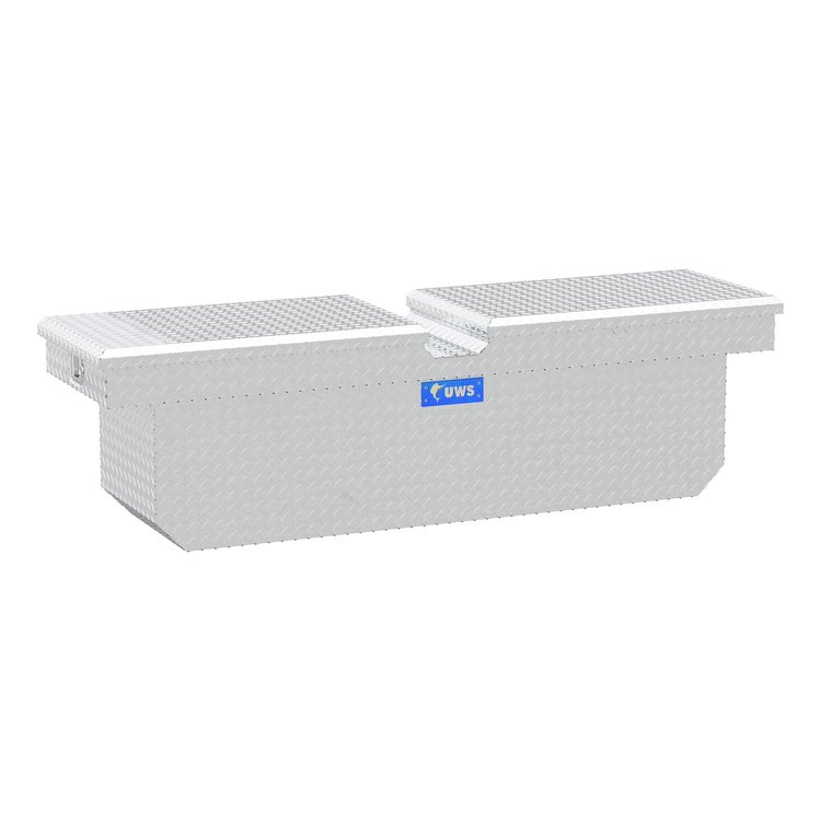 72 in. Gull Wing Crossover Truck Tool Box [Bright Aluminum]