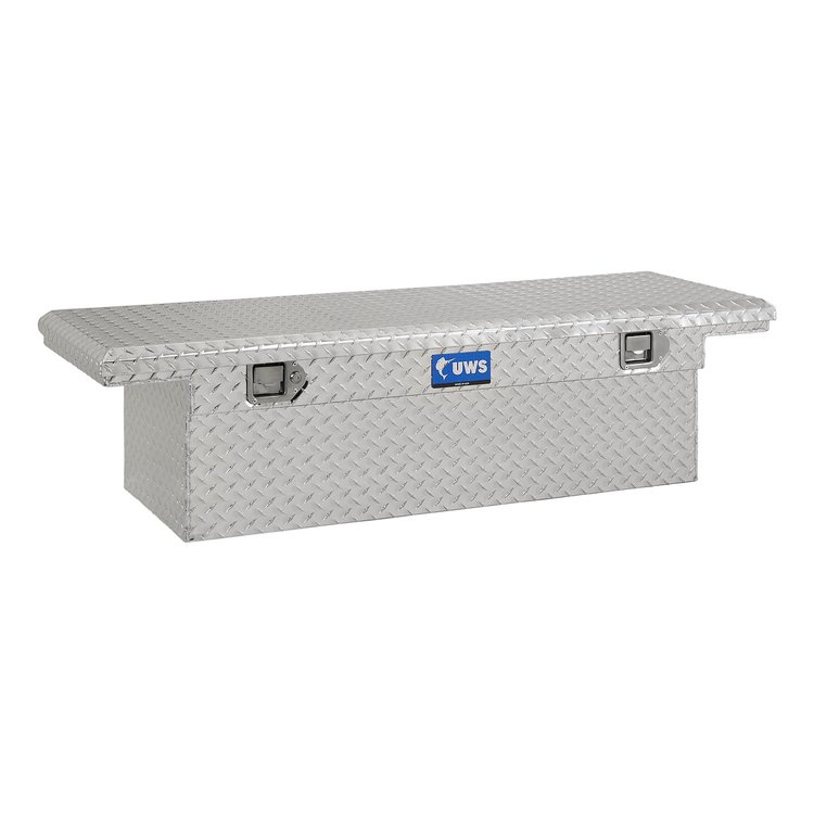 58 in. Crossover Low-Profile Truck Tool Box [Bright Aluminum]