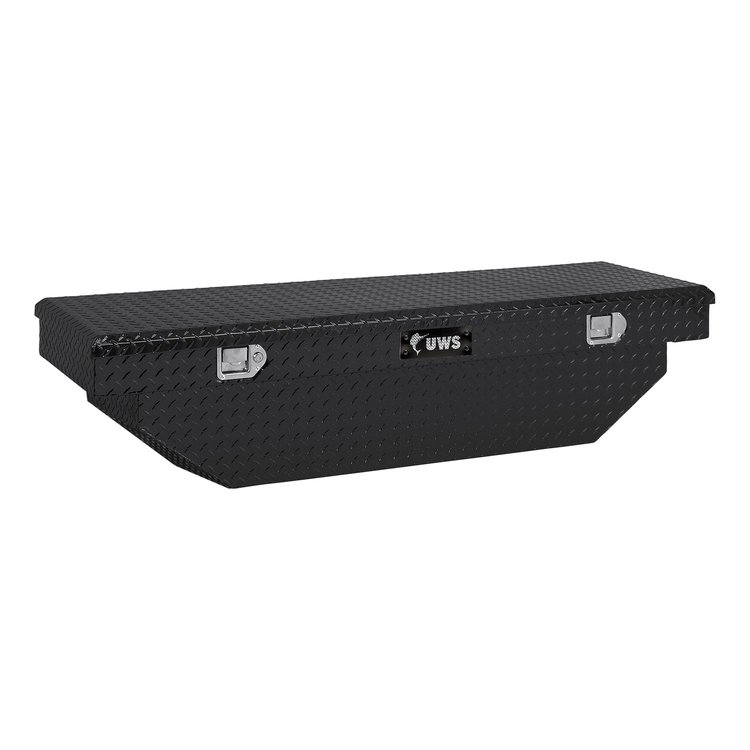 TBS-60-A-BLK 60 in. Angled Crossover Truck Tool Box [Gloss Black]