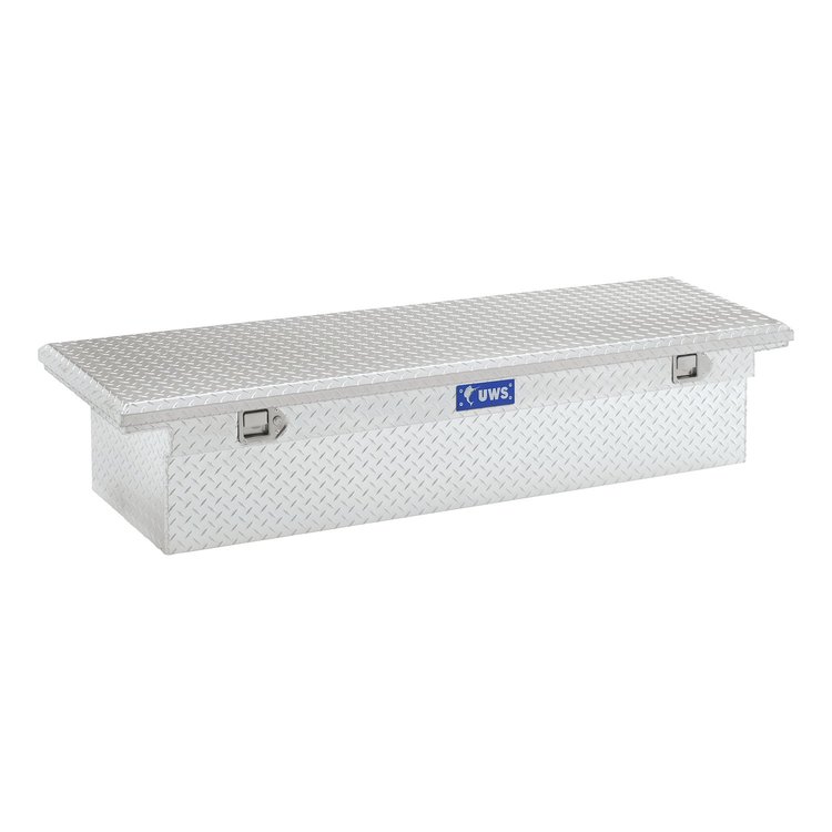 60 in. Crossover Low-Profile Truck Tool Box [Bright Aluminum]