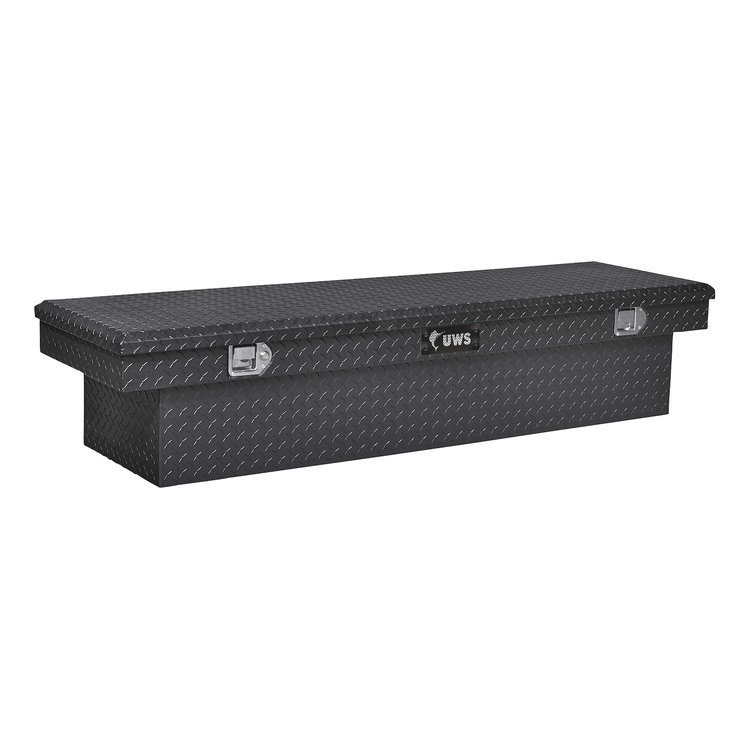 TBS-66-BLK 66 in. Crossover Truck Tool Box [Gloss Black]
