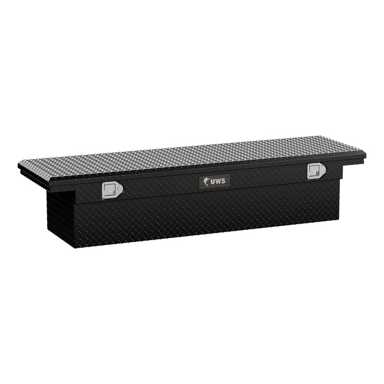 TBS-69-LP-BLK 69 in. Crossover Low-Profile Truck Tool Box [Gloss Black]
