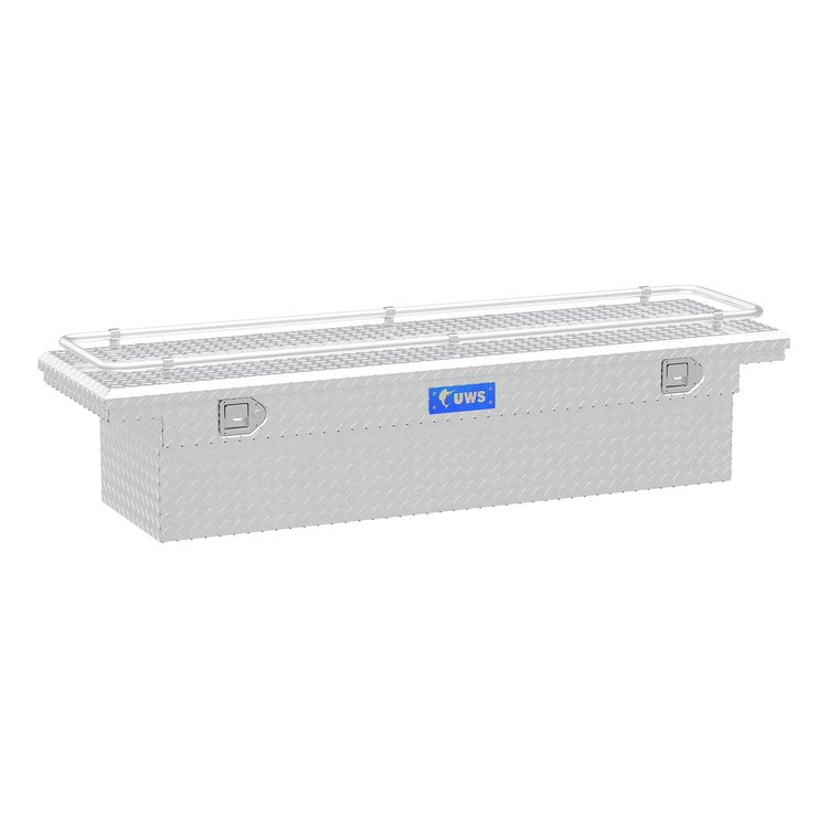 69 in. Crossover Truck Tool Box & Rail [Bright Aluminum]