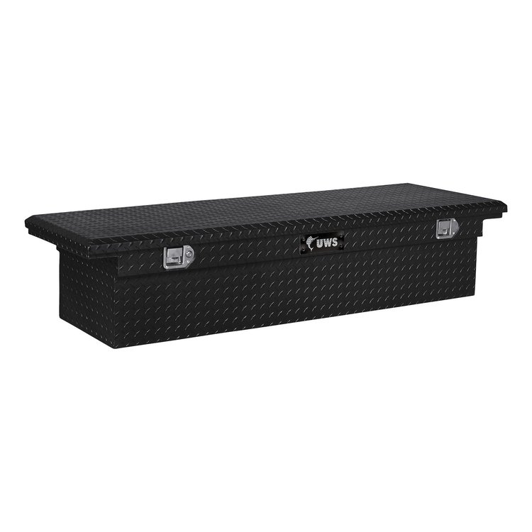TBS-72-LP-BLK 72 in. Crossover Low-Profile Truck Tool Box [Gloss Black]
