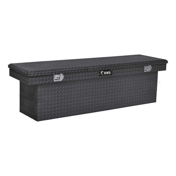 TBSD-69-BLK 69 in. Deep Crossover Truck Tool Box [Gloss Black]