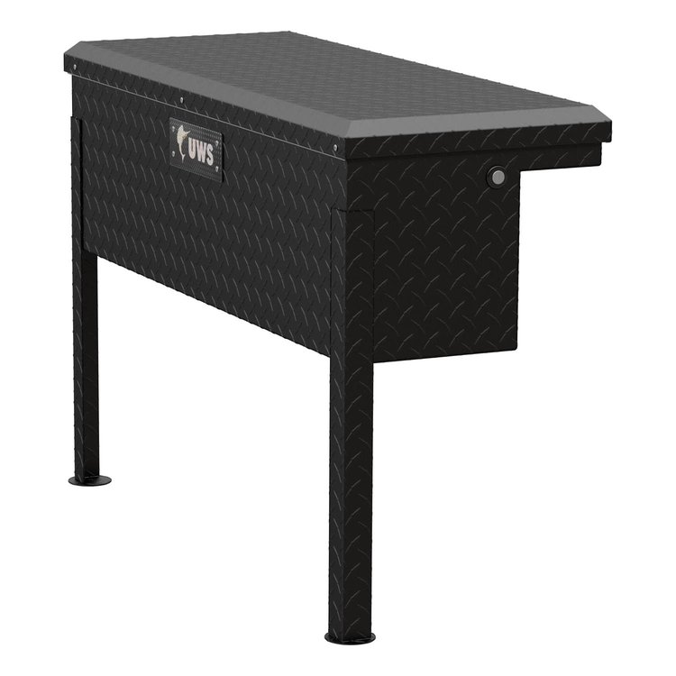 36 in. Truck Side Tool Box with Low Profile [Matte Black]