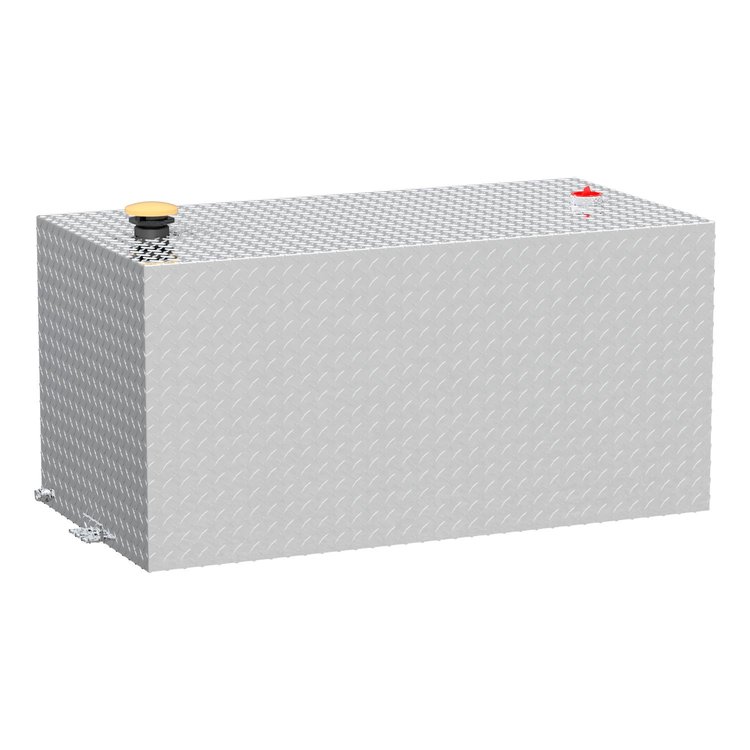 100-Gallon Rectangle Transfer Tank [Bright Aluminum]