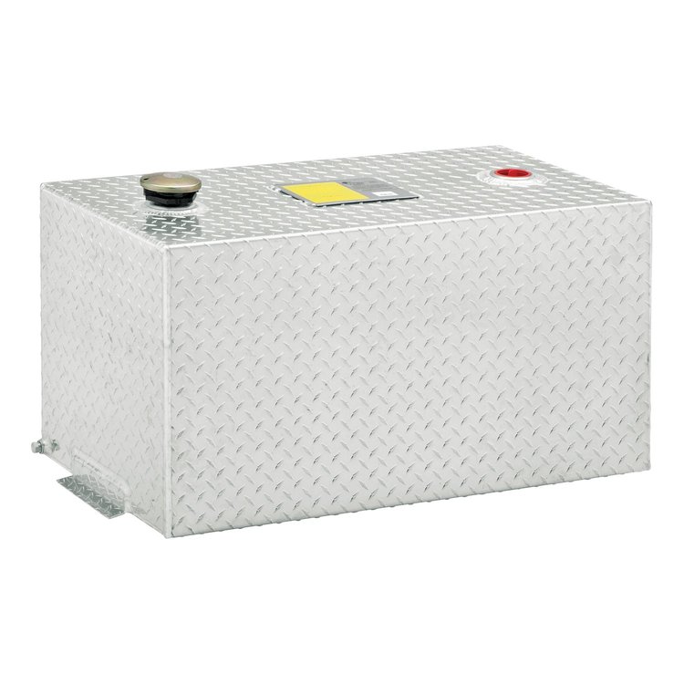 50-Gallon Rectangle Transfer Tank [Bright Aluminum]