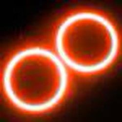 1247-005 LED Waterproof Fog Halo Kit, Amber