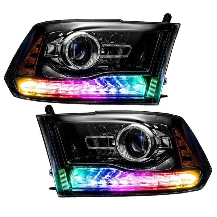 Dynamic Colorshift DRL (Daytime Running Light) Replacements & Turn Signals 2013-2018 Dodge Ram