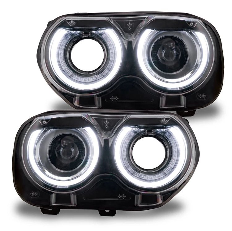 Colorshift RGB+W Headlight DRL Upgrade Kit [Without Controller] Fits Select Late-Model Dodge Challenger