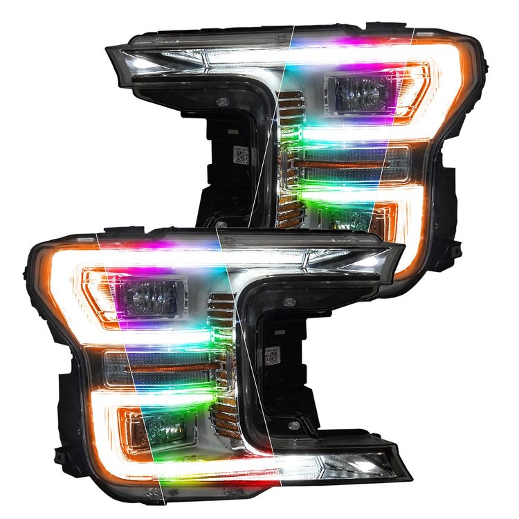Dynamic Colorshift DRL (Daytime Running Light) Replacements & Dynamic Turn Signals 2018-2019 Ford F150