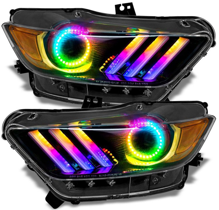 Dynamic Colorshift DRL (Daytime Running Light) Kit 2015-2017 Ford Mustang