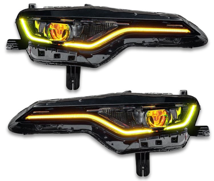 ColorShift RGB Headlight DRL (Daytime Running Light) Upgrade Kit Chevy Camaro RS/SS, BC1 Bluetooth Controller