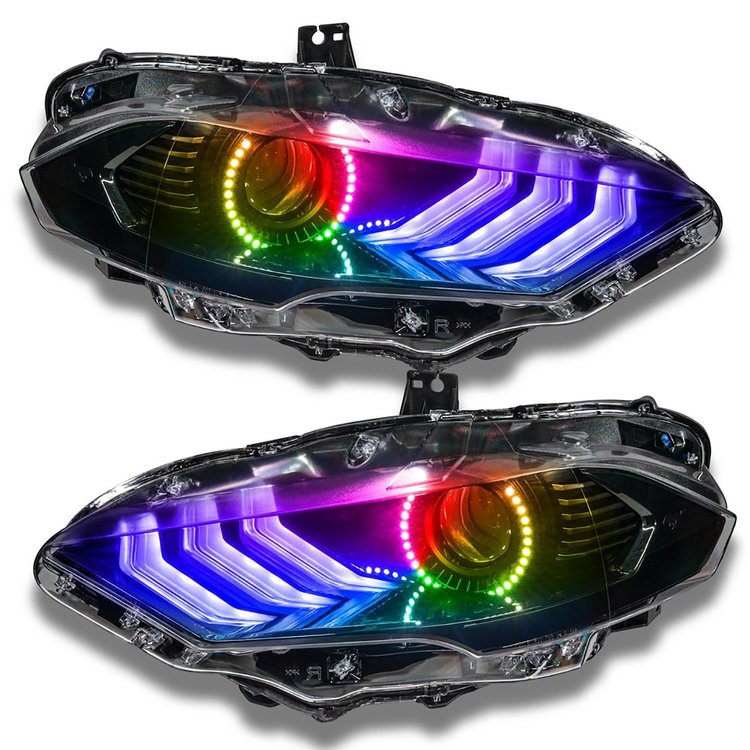 Dynamic ColorSHIFT DRL (Daytime Running Light) Kit with Sequential Turn Signal Ford Mustang