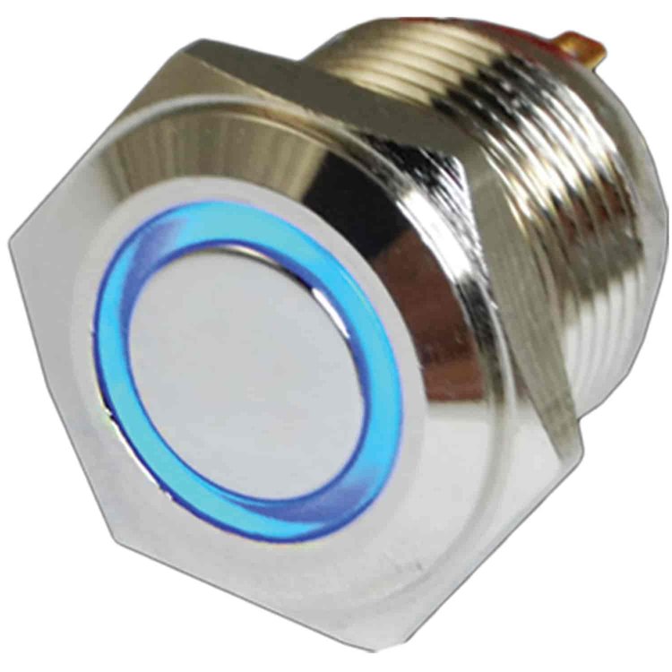 Flush Mount LED Switch Momentary