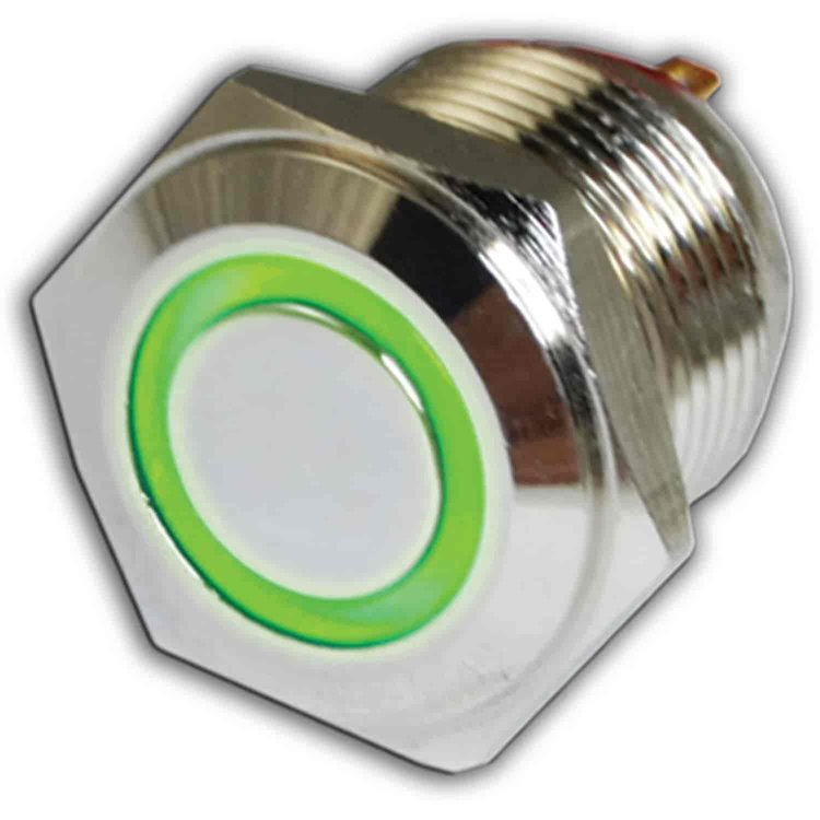 Flush Mount LED Switch Momentary
