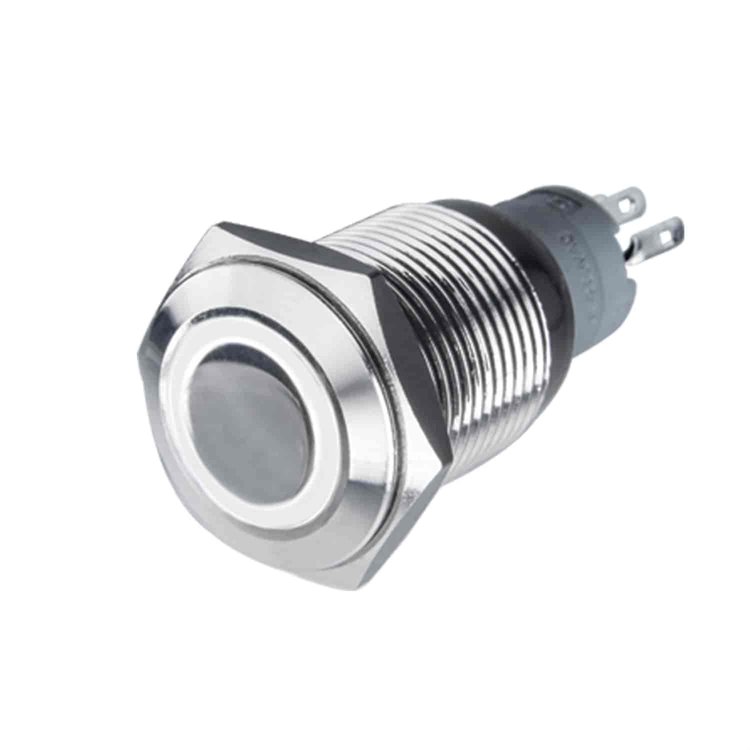 ORACLE Pre-Wired Momentary Flush Mount LED Switch - White