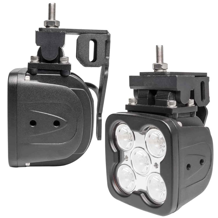1999 2014 Ford F 150 LED Fog Light Replacement Brackets + Lights Combo