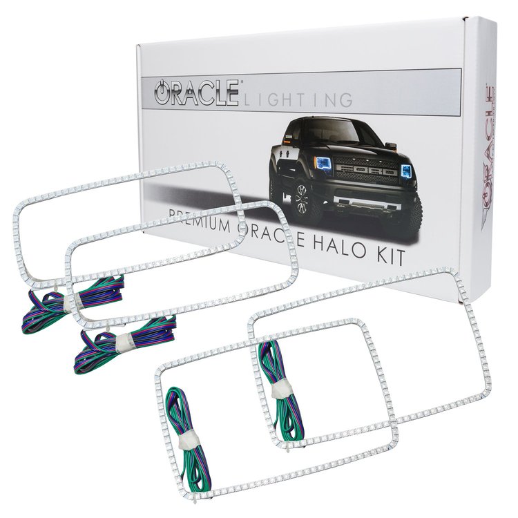 Ford F250 2008 2010 LED ColorSHIFT Halo Kit Simple