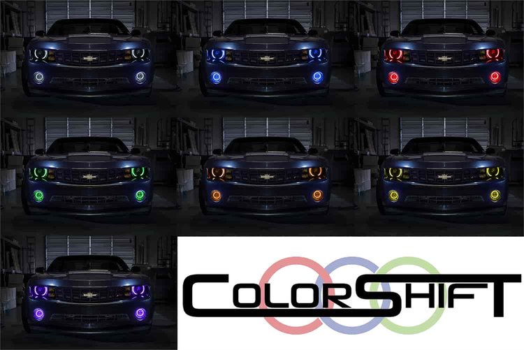 Chevrolet Camaro RS 2010 2013 LED ColorSHIFT Halo Kit WIFI