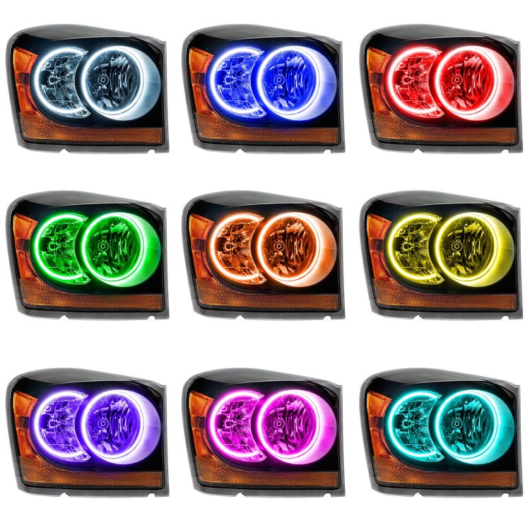 Dodge Durango 2004 2006 LED ColorSHIFT Halo Kit