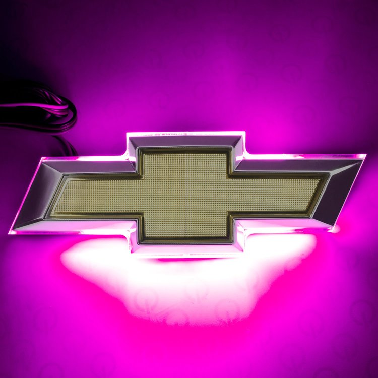 3001-009 Pink Illuminated LED Rear Bowtie Emblem