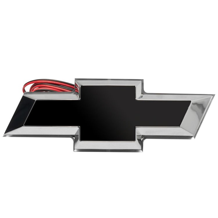 Illuminated Bowtie - Gloss Black Center - Amber