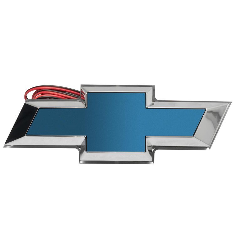 Illuminated Bowtie - Aqua Blue Metallic GBD - Amber