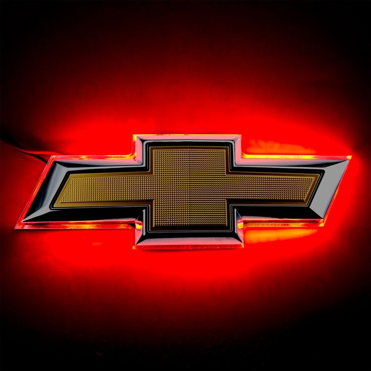 2014 Chevy Camaro Illuminated Bowtie - Red