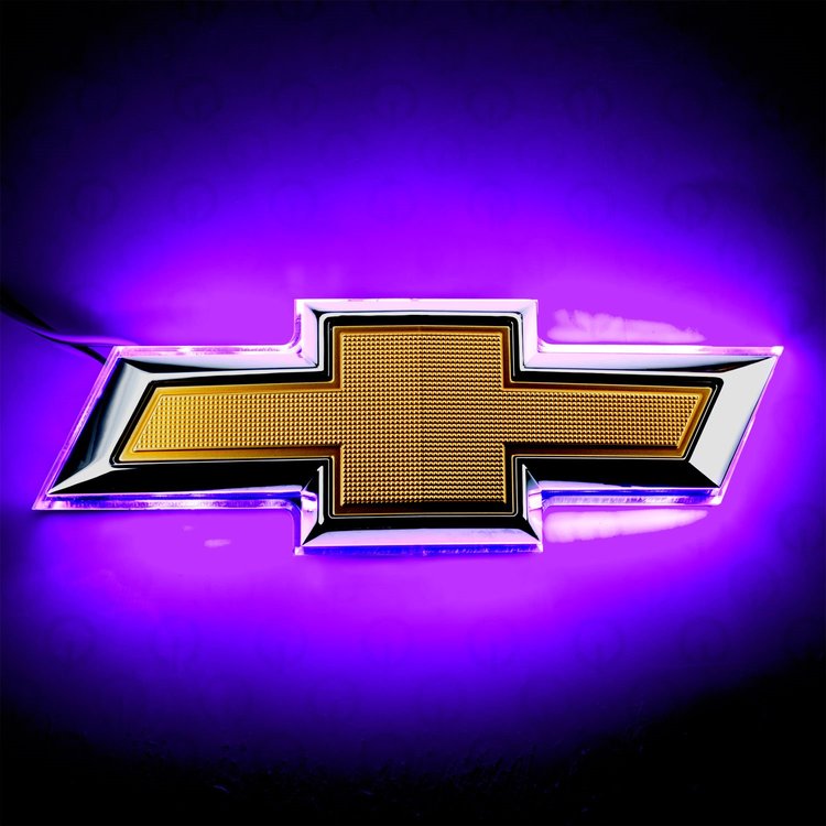2014 Chevy Camaro Illuminated Bowtie - UV/Purple