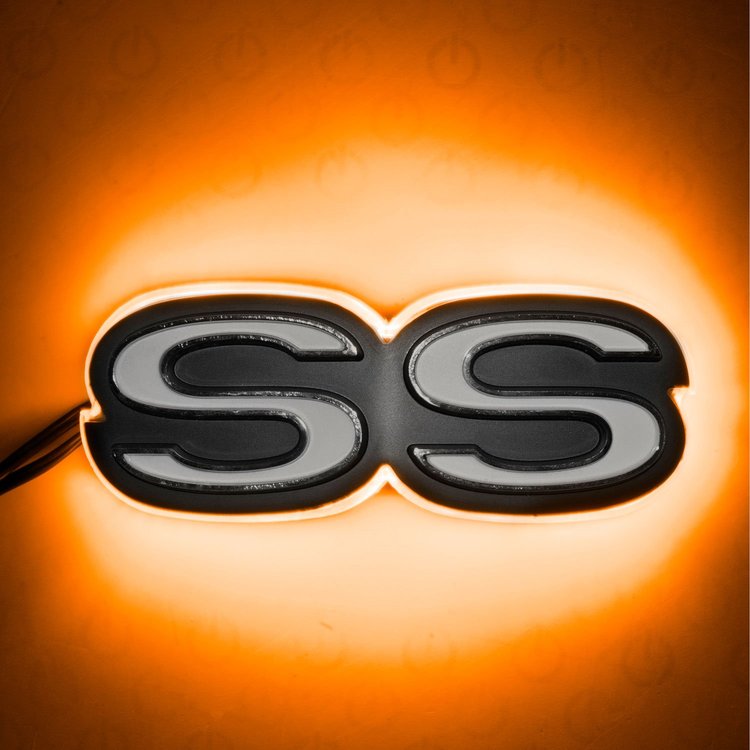 Chevy Camaro SS Illuminated Emblem - Amber