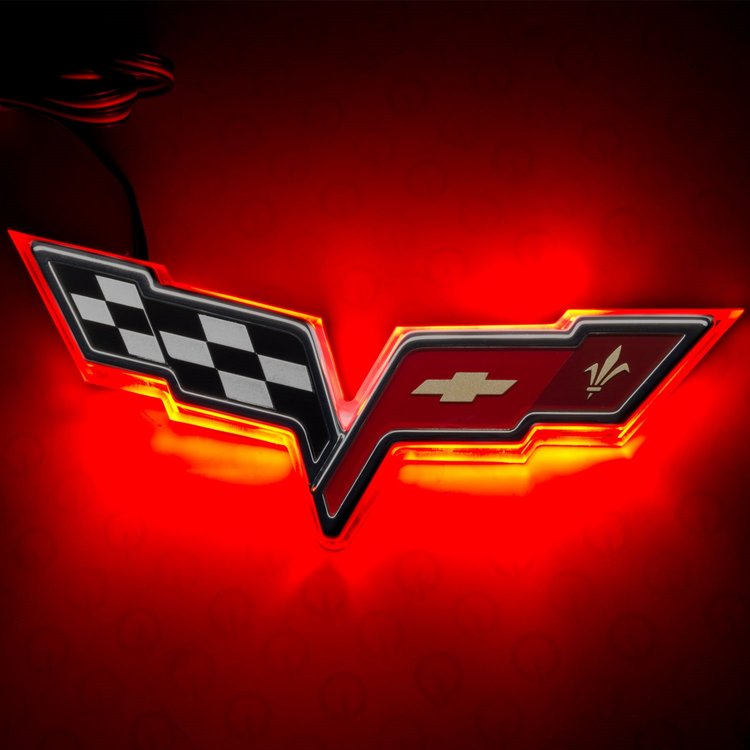 Chevy Corvette C6 Illuminnated Emblem - Dual Intensity