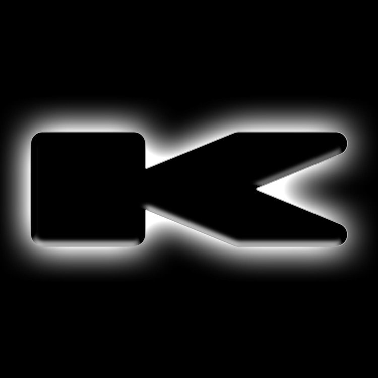 LED Letter Badges K