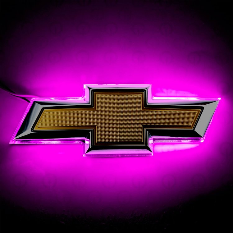 2014 Chevy Camaro Illuminated Bowtie - Dual Intensity - Pink
