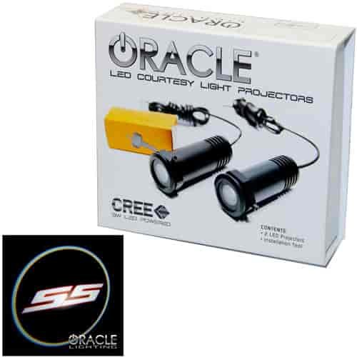 LED Courtesy Light Projectors Chevy SS Logo