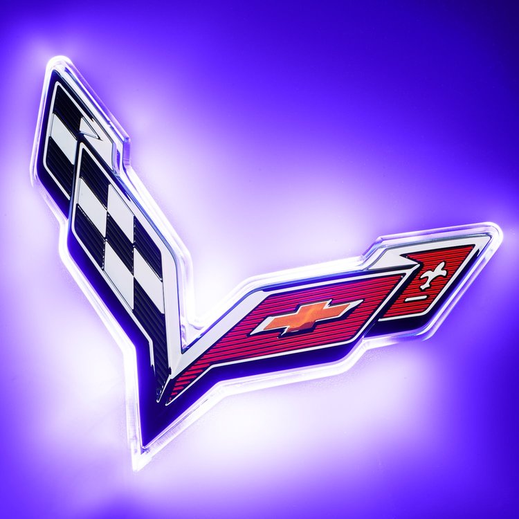 Corvette C7 Rear Illuminated Emblem