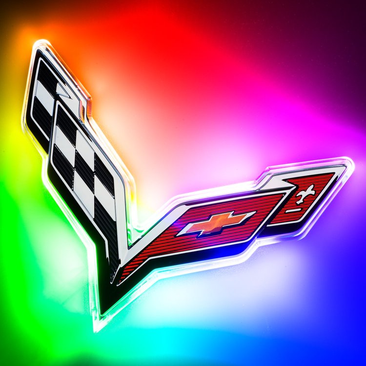 Corvette C7 Rear Illuminated Emblem