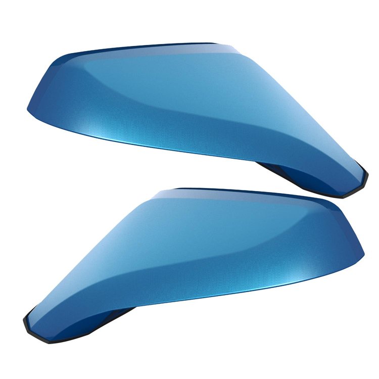 Chevy Camaro Concept Side Mirrors Aqua Blue Metallic GBD Ghosted