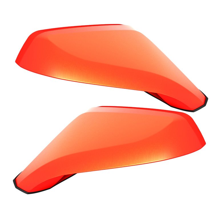 Chevy Camaro Concept Side Mirrors Inferno Orange GCR Ghosted