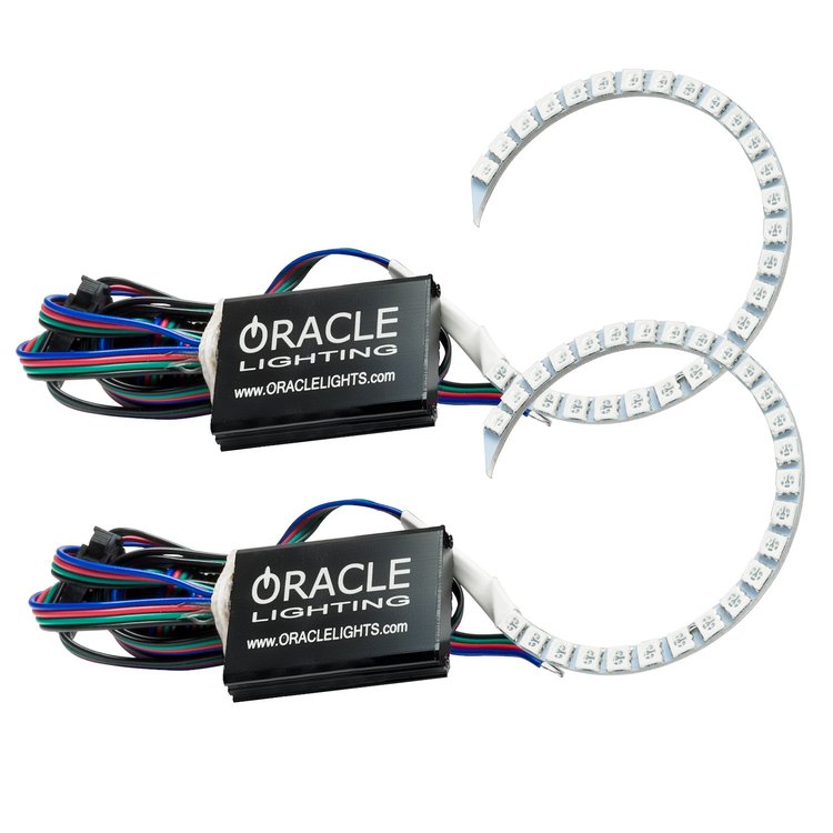 Dodge Charger 2015 2016 LED ColorSHIFT Projector Halo Kit No Controller
