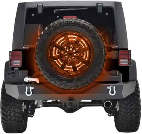 Illuminated LED Spare Tire Wheel Ring Amber Light