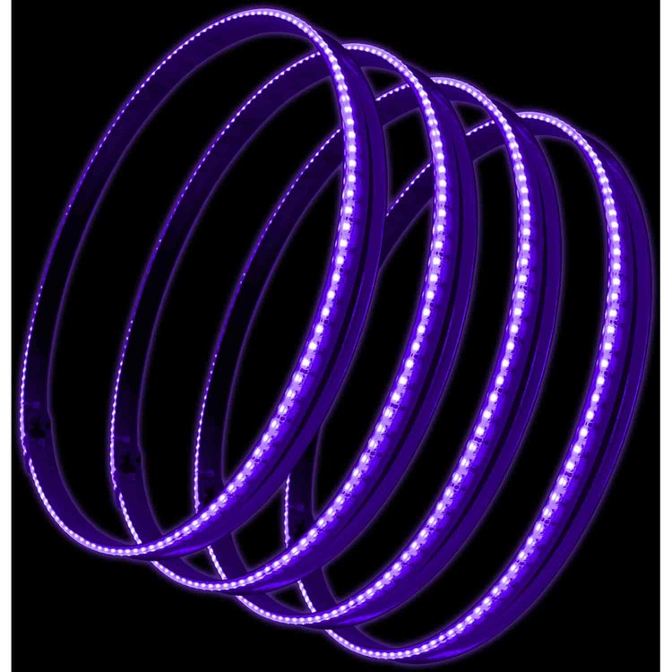 ORACLE LED Illuminated Wheel Rings - UV/Purple