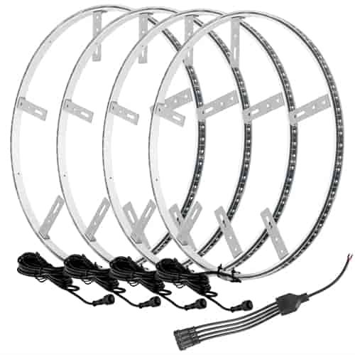Double LED Illuminated Wheel Rings