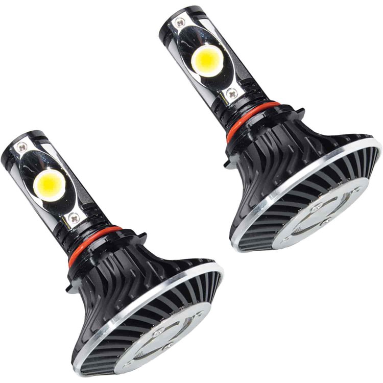 9006 LED Headlight Bulbs White Light